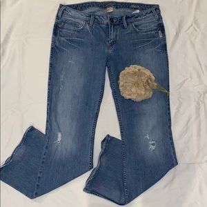 Distressed Silver Jeans